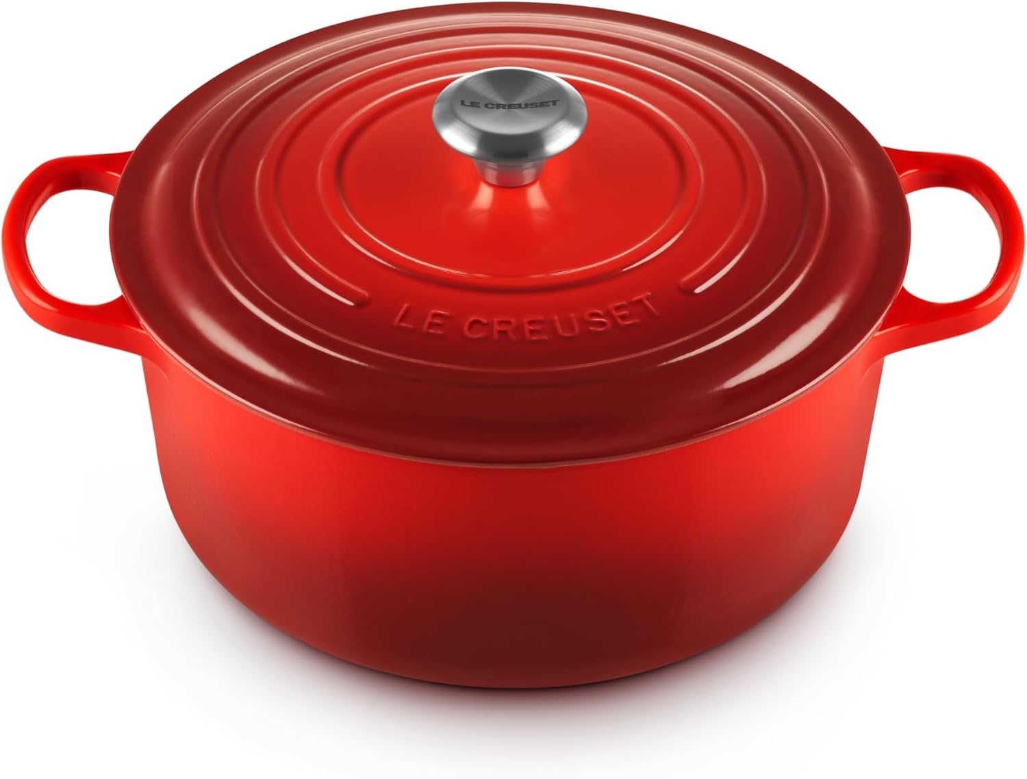 image:imageLe Creuset Enameled Cast Iron Signature Round Dutch Oven 725 qt CeriseCerise