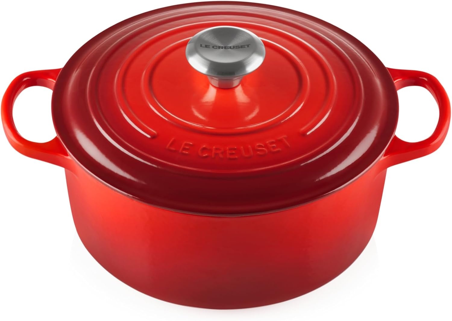 image:imageLe Creuset Enameled Cast Iron Signature Round Dutch Oven 725 qt CeriseCerise