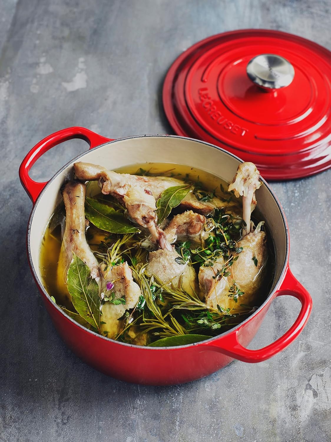 image:imageLe Creuset Enameled Cast Iron Signature Round Dutch Oven 725 qt CeriseCerise