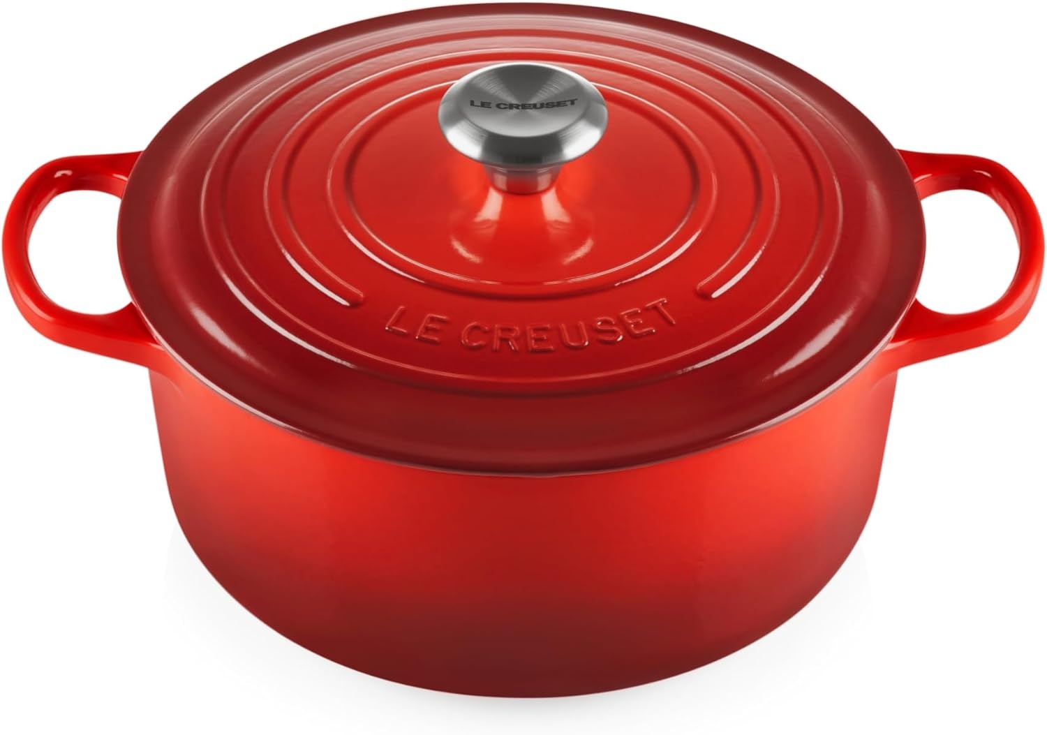 image:imageLe Creuset Enameled Cast Iron Signature Round Dutch Oven 725 qt CeriseCerise