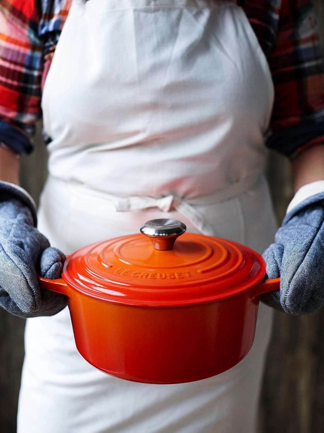image:imageLe Creuset Enameled Cast Iron Signature Round Dutch Oven 725 qt CeriseFlame