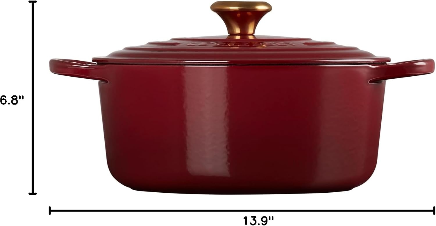 image:imageLe Creuset Enameled Cast Iron Signature Round Dutch Oven 725 qt CeriseGarnet
