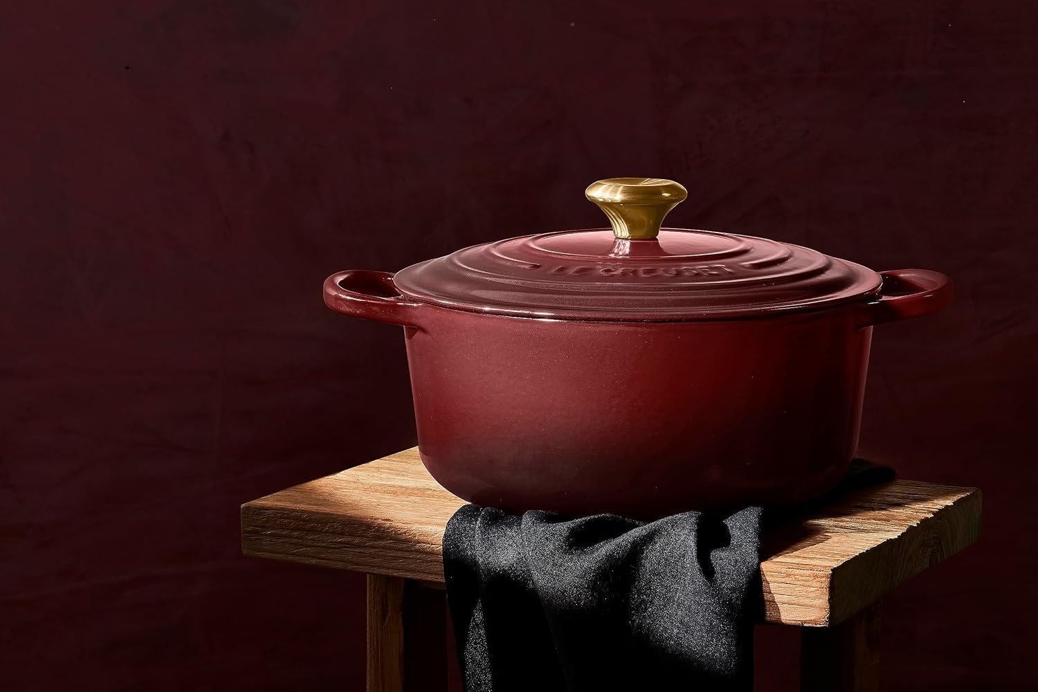 image:imageLe Creuset Enameled Cast Iron Signature Round Dutch Oven 725 qt CeriseGarnet