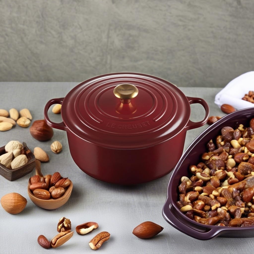 image:imageLe Creuset Enameled Cast Iron Signature Round Dutch Oven 725 qt CeriseGarnet