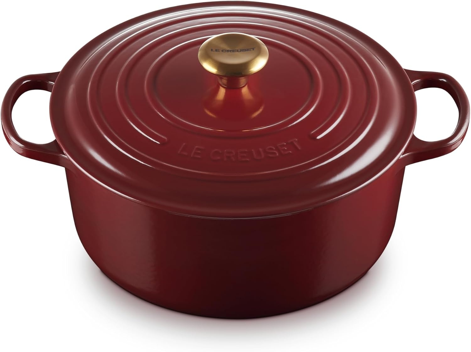 image:imageLe Creuset Enameled Cast Iron Signature Round Dutch Oven 725 qt CeriseGarnet
