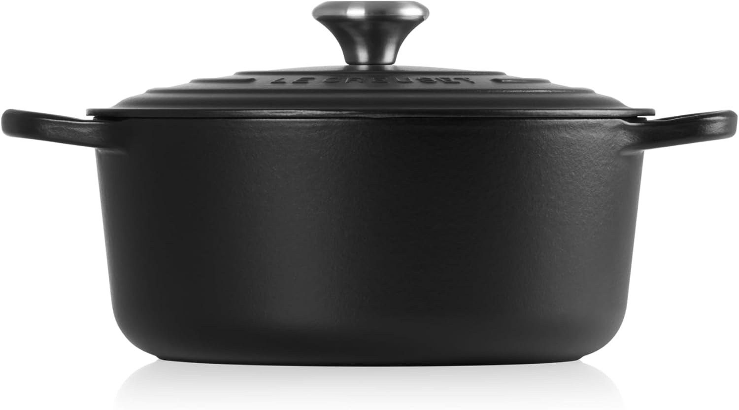 image:imageLe Creuset Enameled Cast Iron Signature Round Dutch Oven 725 qt CeriseLicorice