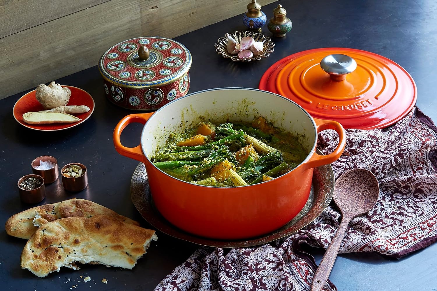 image:imageLe Creuset Enameled Cast Iron Signature Round Dutch Oven 725 qt CeriseMarseille