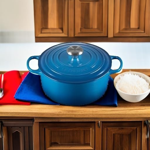 image:imageLe Creuset Enameled Cast Iron Signature Round Dutch Oven 725 qt CeriseMarseille