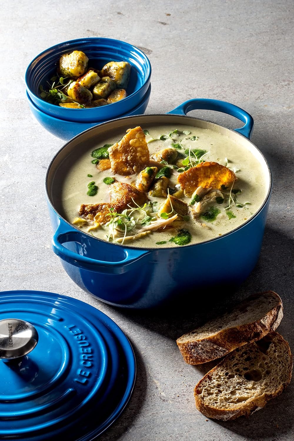 image:imageLe Creuset Enameled Cast Iron Signature Round Dutch Oven 725 qt CeriseMarseille