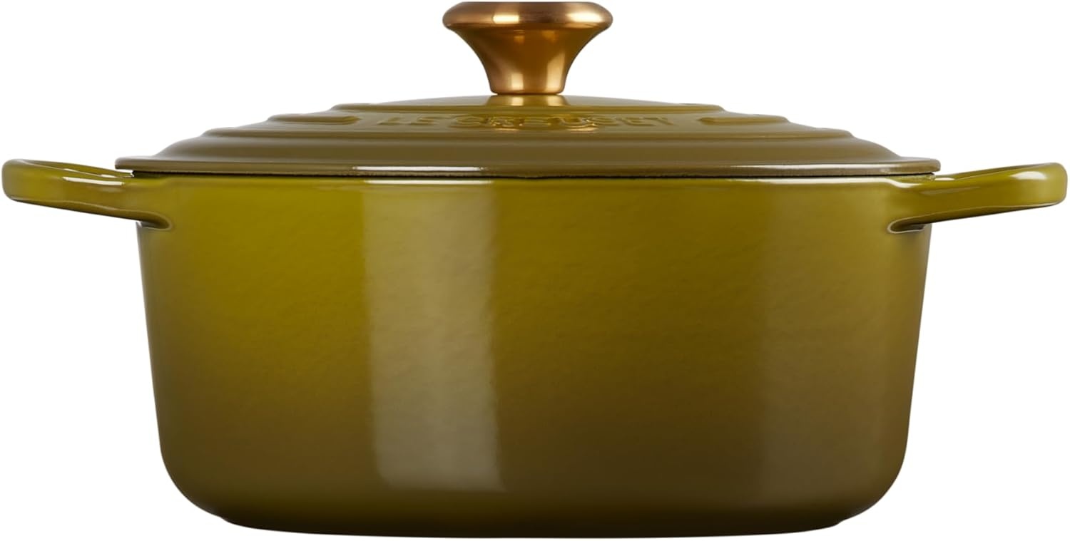 image:imageLe Creuset Enameled Cast Iron Signature Round Dutch Oven 725 qt CeriseOlive