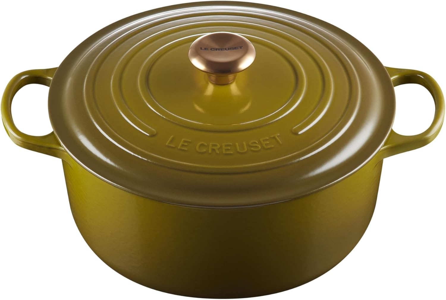 image:imageLe Creuset Enameled Cast Iron Signature Round Dutch Oven 725 qt CeriseOlive