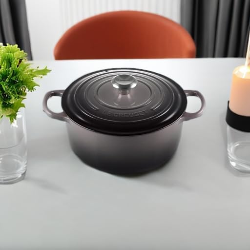 image:imageLe Creuset Enameled Cast Iron Signature Round Dutch Oven 725 qt CeriseOyster