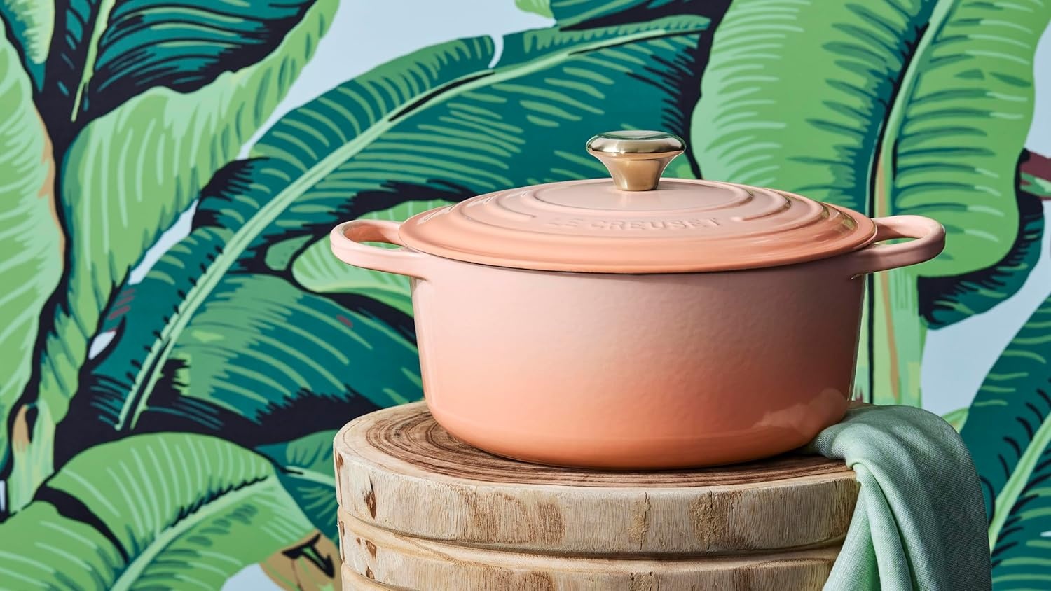 image:imageLe Creuset Enameled Cast Iron Signature Round Dutch Oven 725 qt CerisePeche