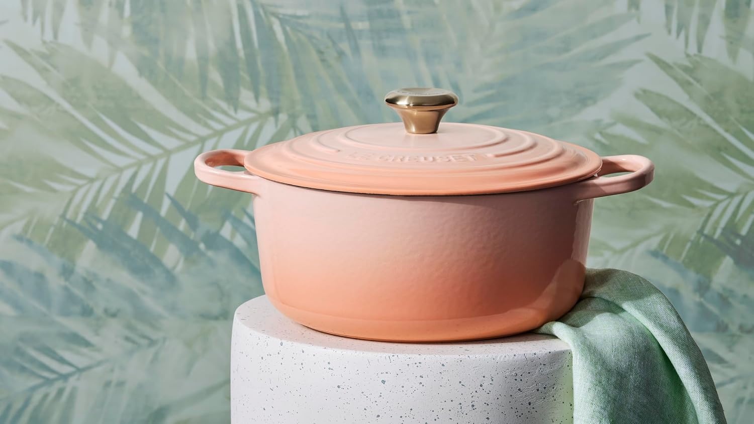 image:imageLe Creuset Enameled Cast Iron Signature Round Dutch Oven 725 qt CerisePeche
