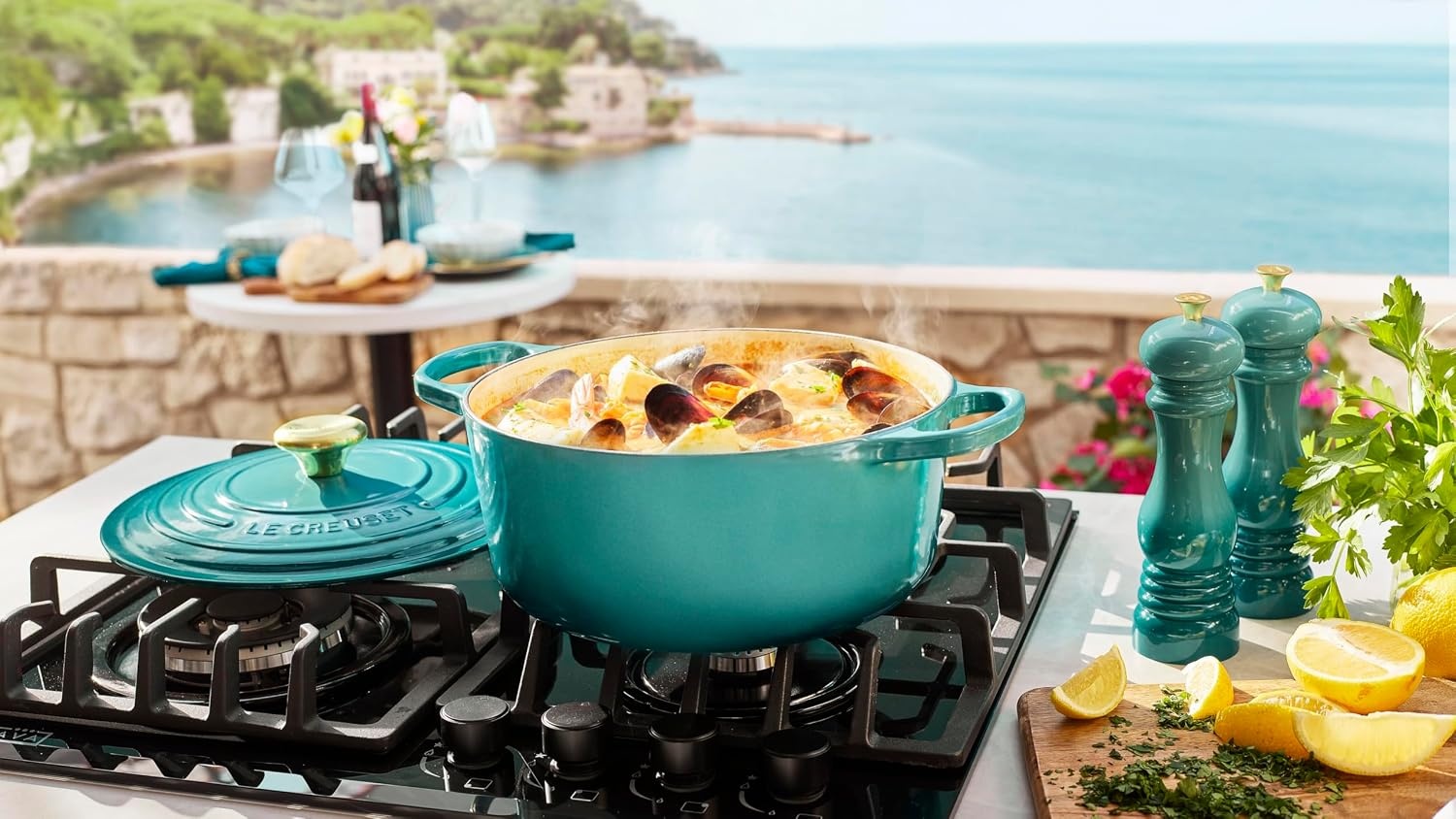 image:imageLe Creuset Enameled Cast Iron Signature Round Dutch Oven 725 qt CeriseRiviera
