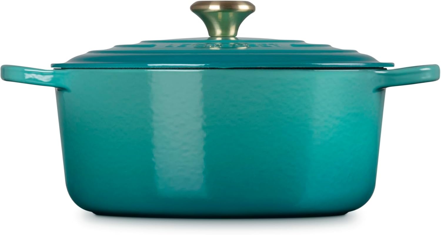 image:imageLe Creuset Enameled Cast Iron Signature Round Dutch Oven 725 qt CeriseRiviera