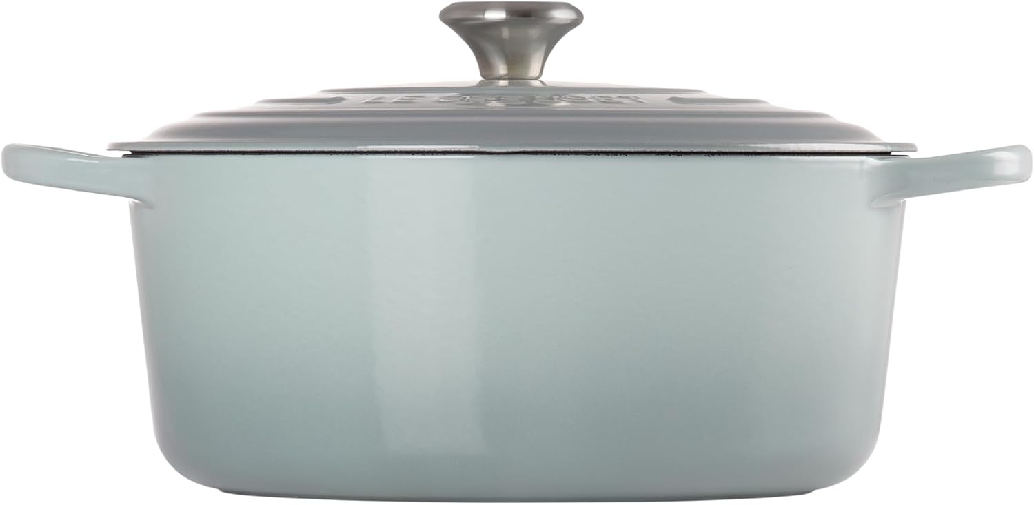 image:imageLe Creuset Enameled Cast Iron Signature Round Dutch Oven 725 qt CeriseSea Salt