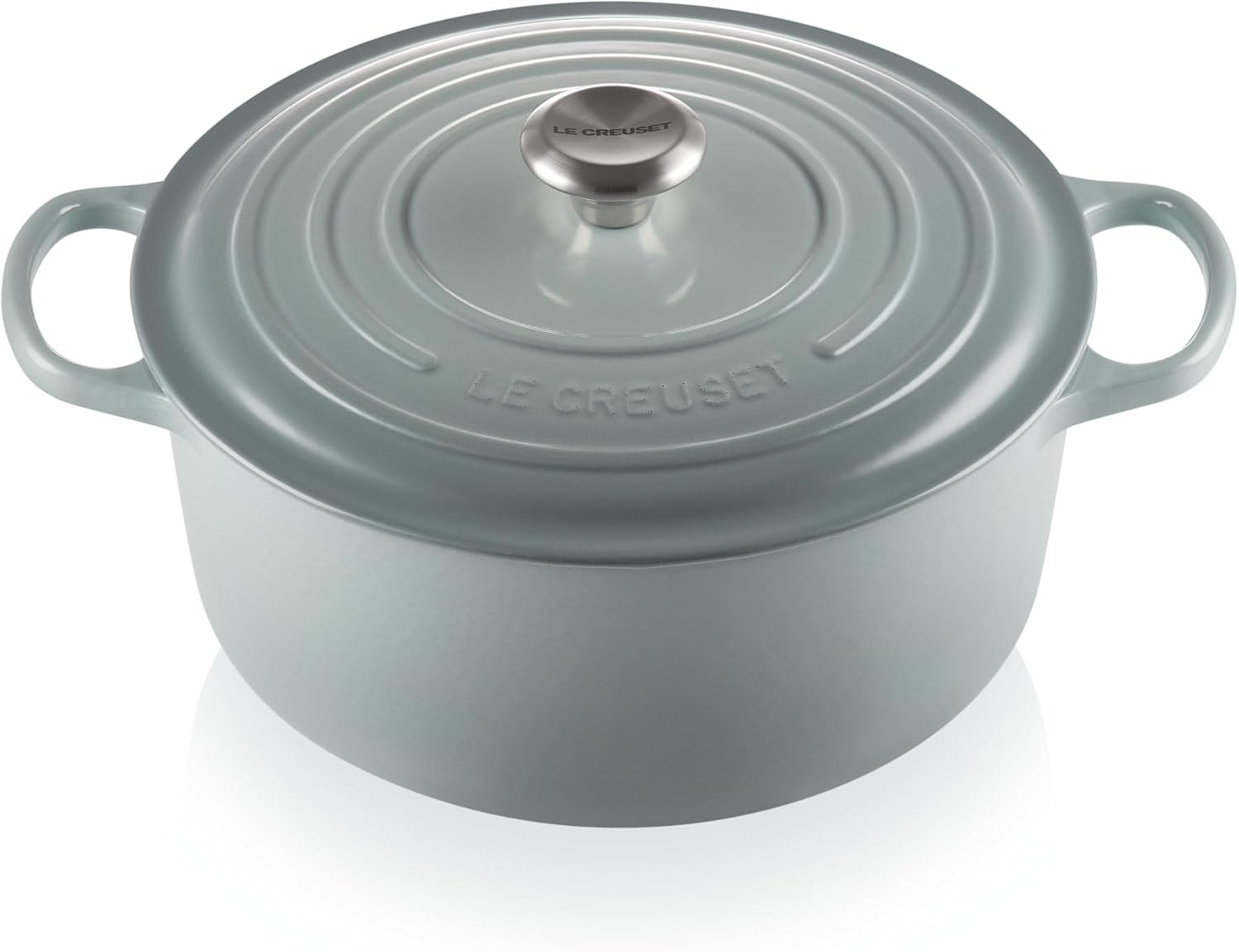 image:imageLe Creuset Enameled Cast Iron Signature Round Dutch Oven 725 qt CeriseSea Salt