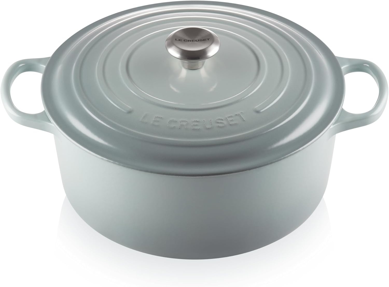 image:imageLe Creuset Enameled Cast Iron Signature Round Dutch Oven 725 qt CeriseSea Salt