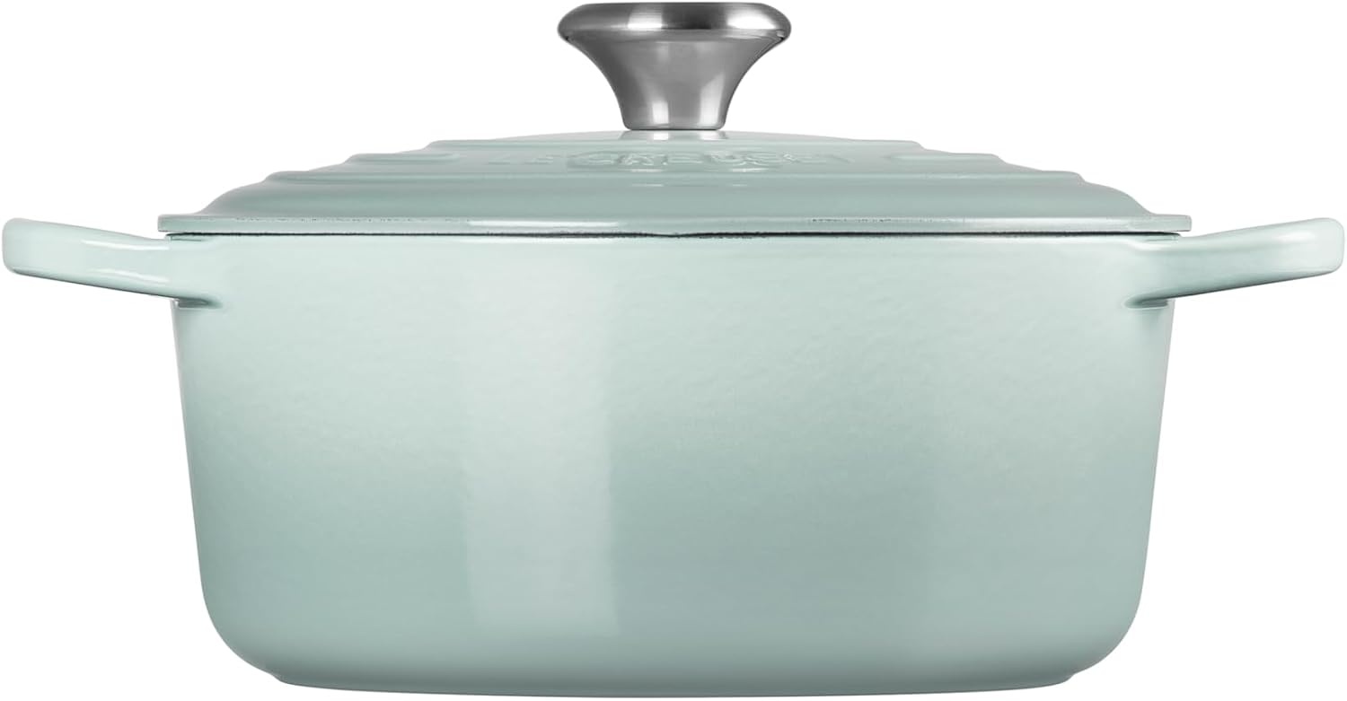 image:imageLe Creuset Enameled Cast Iron Signature Round Dutch Oven 725 qt CeriseSea Salt