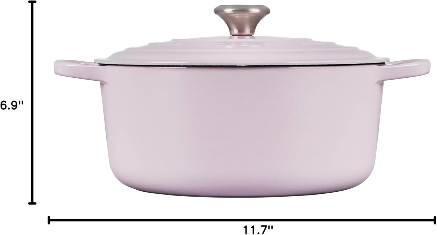 image:imageLe Creuset Enameled Cast Iron Signature Round Dutch Oven 725 qt CeriseShallot