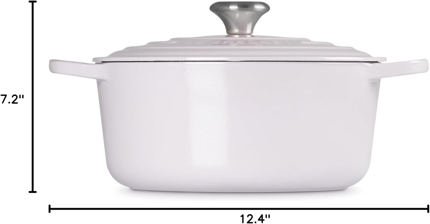 image:imageLe Creuset Enameled Cast Iron Signature Round Dutch Oven 725 qt CeriseShallot