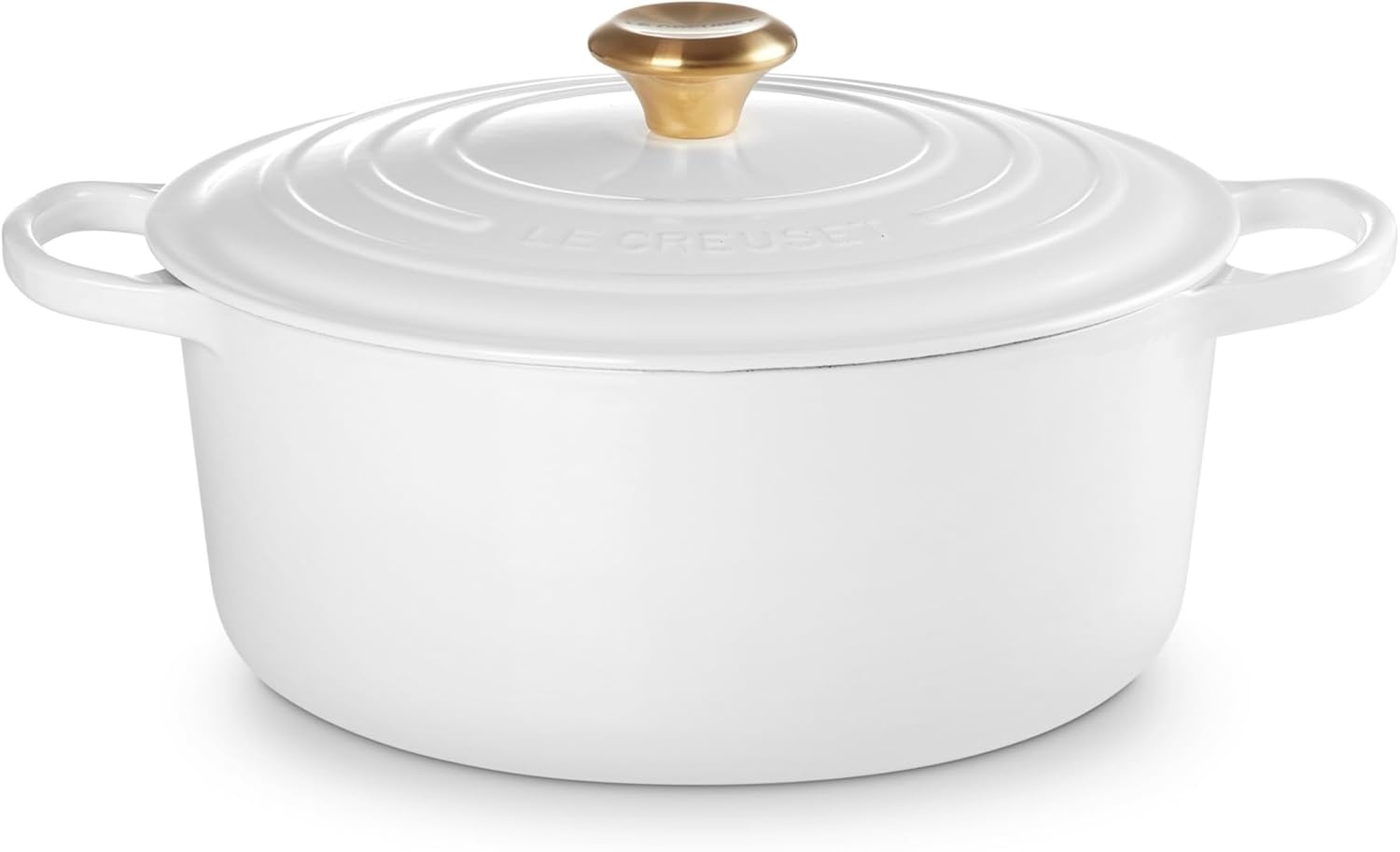 image:imageLe Creuset Enameled Cast Iron Signature Round Dutch Oven 725 qt CeriseWhite