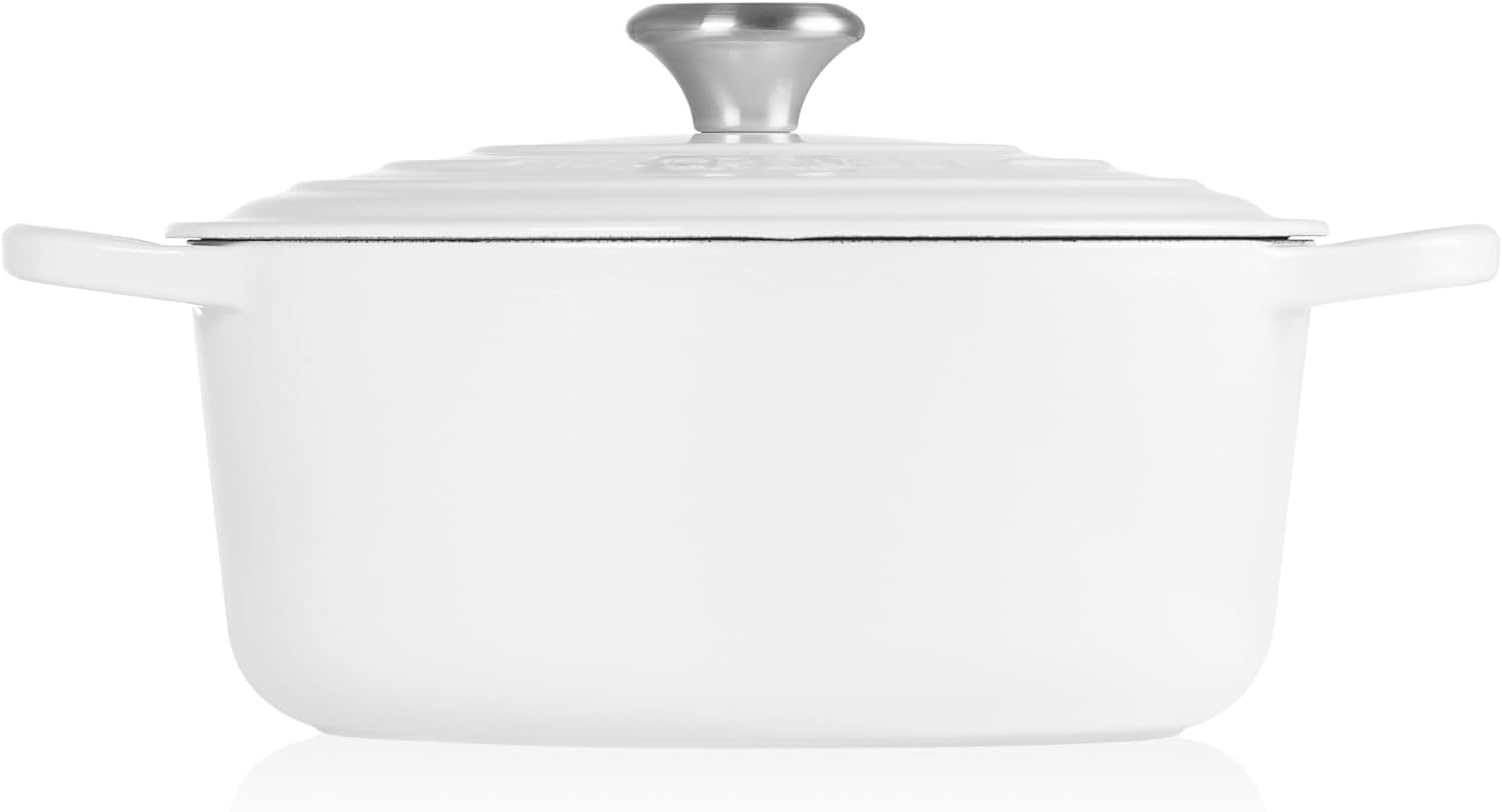 image:imageLe Creuset Enameled Cast Iron Signature Round Dutch Oven 725 qt CeriseWhite