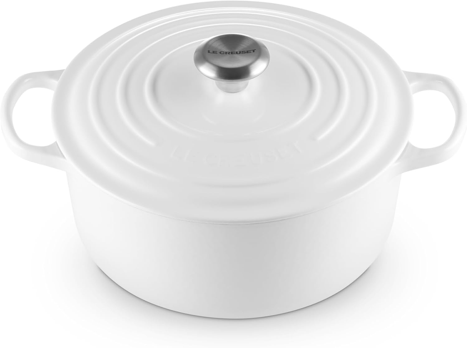 image:imageLe Creuset Enameled Cast Iron Signature Round Dutch Oven 725 qt CeriseWhite