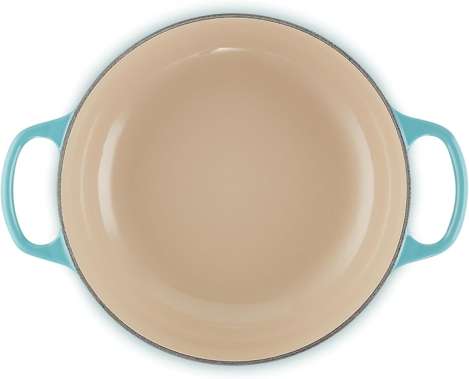 image:imageLe Creuset Enameled Cast Iron Signature Round Sauteuse 35qt PecheCaribbean