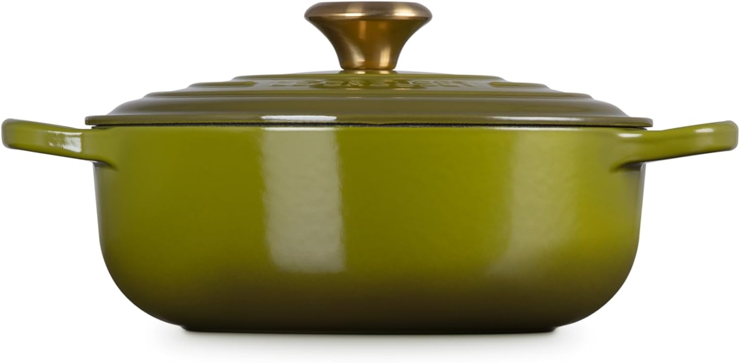 image:imageLe Creuset Enameled Cast Iron Signature Round Sauteuse 35qt PecheOlive