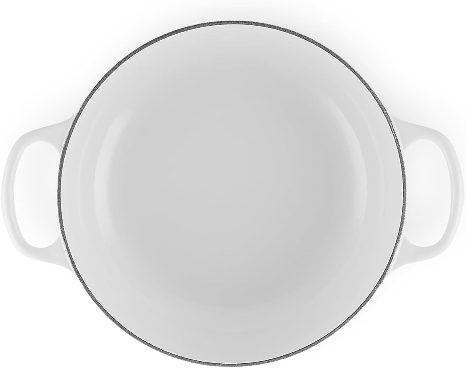 image:imageLe Creuset Enameled Cast Iron Signature Round Sauteuse 35qt PecheWhite