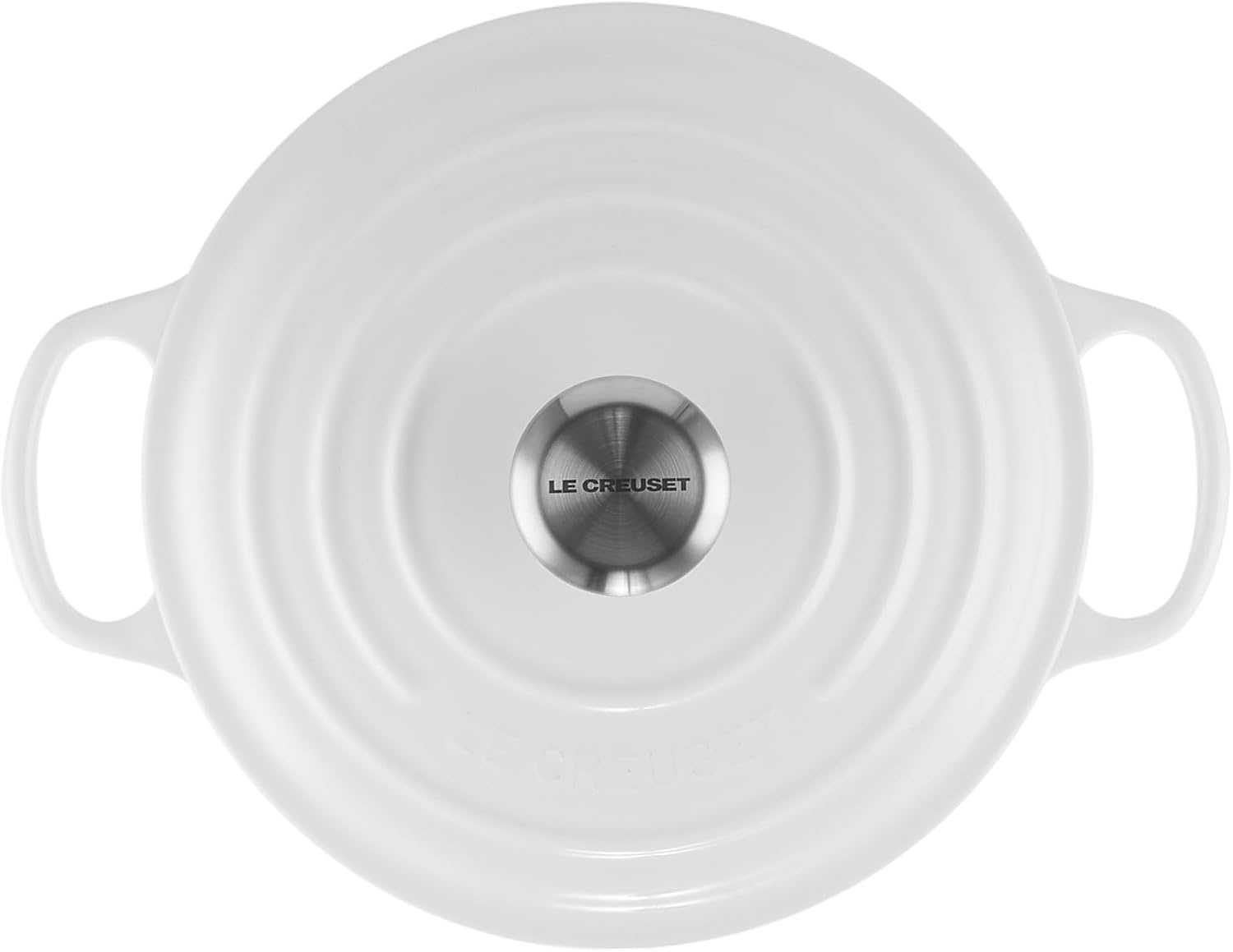image:imageLe Creuset Enameled Cast Iron Signature Round Sauteuse 35qt PecheWhite