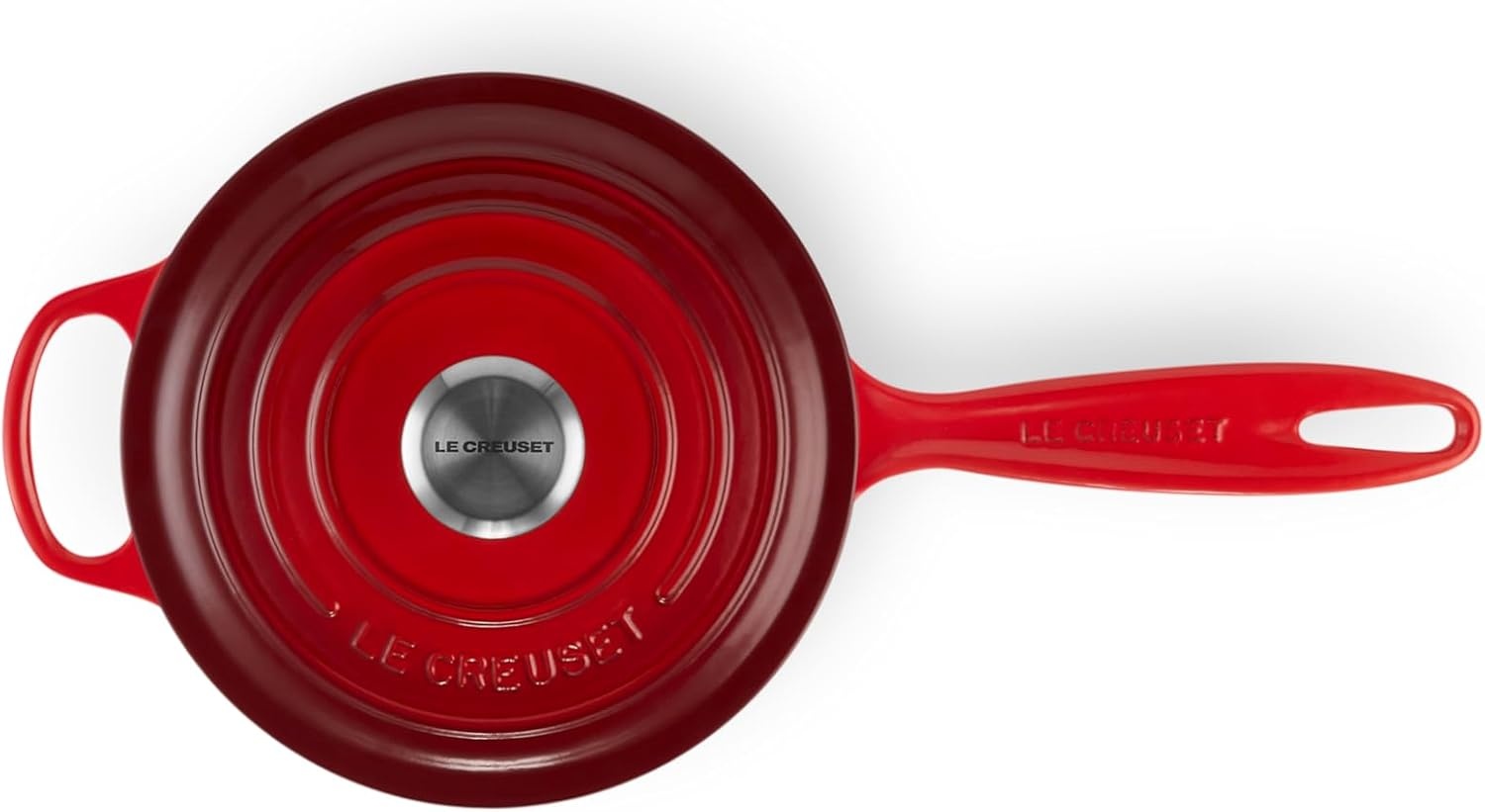 image:imageLe Creuset Enameled Cast Iron Signature Saucepan 225 qt FlameCerise