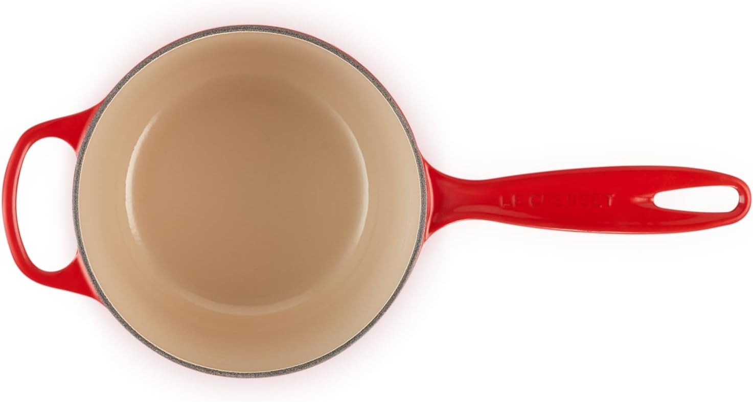 image:imageLe Creuset Enameled Cast Iron Signature Saucepan 225 qt FlameCerise