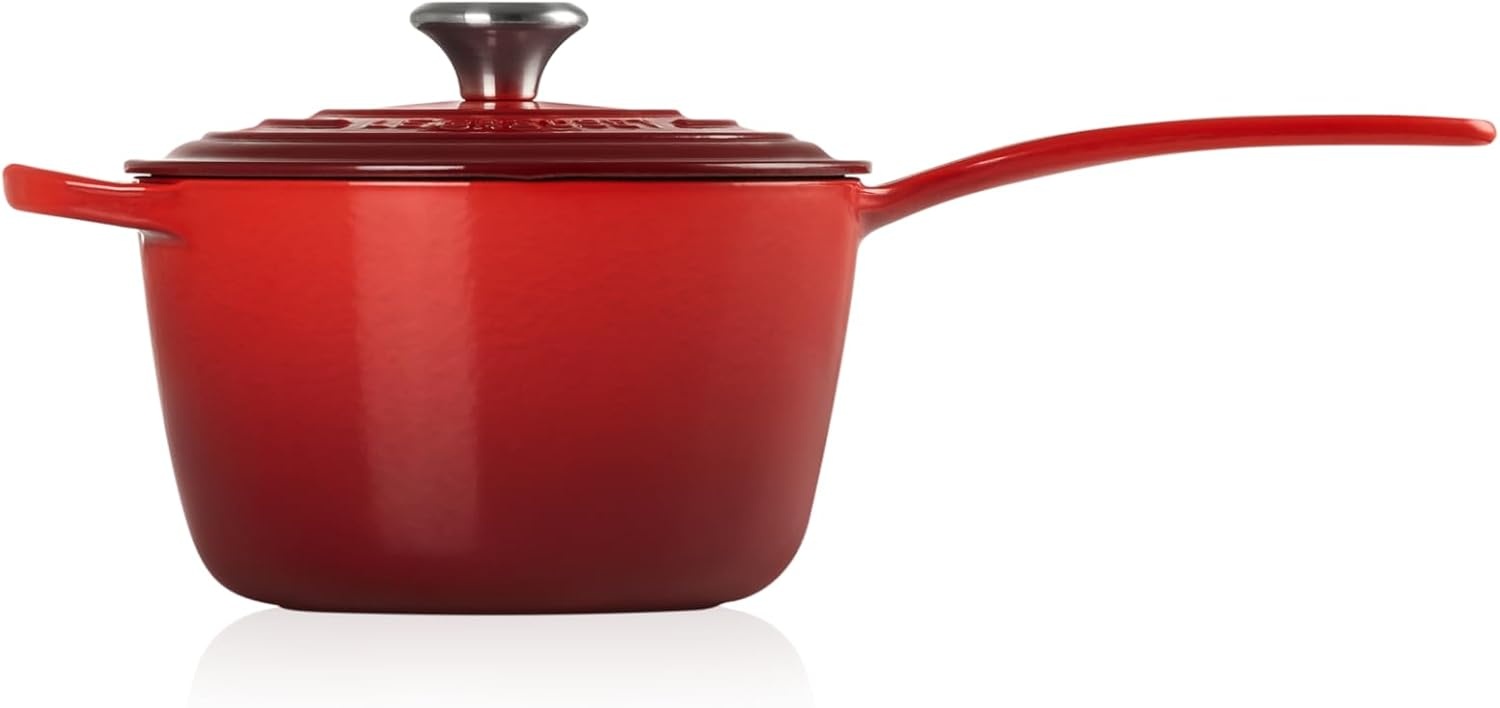 image:imageLe Creuset Enameled Cast Iron Signature Saucepan 225 qt FlameCerise