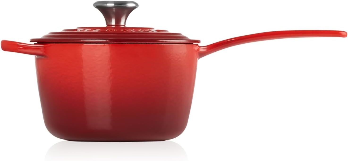 image:imageLe Creuset Enameled Cast Iron Signature Saucepan 225 qt FlameCerise