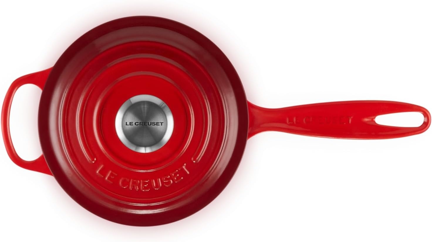 image:imageLe Creuset Enameled Cast Iron Signature Saucepan 225 qt FlameCerise