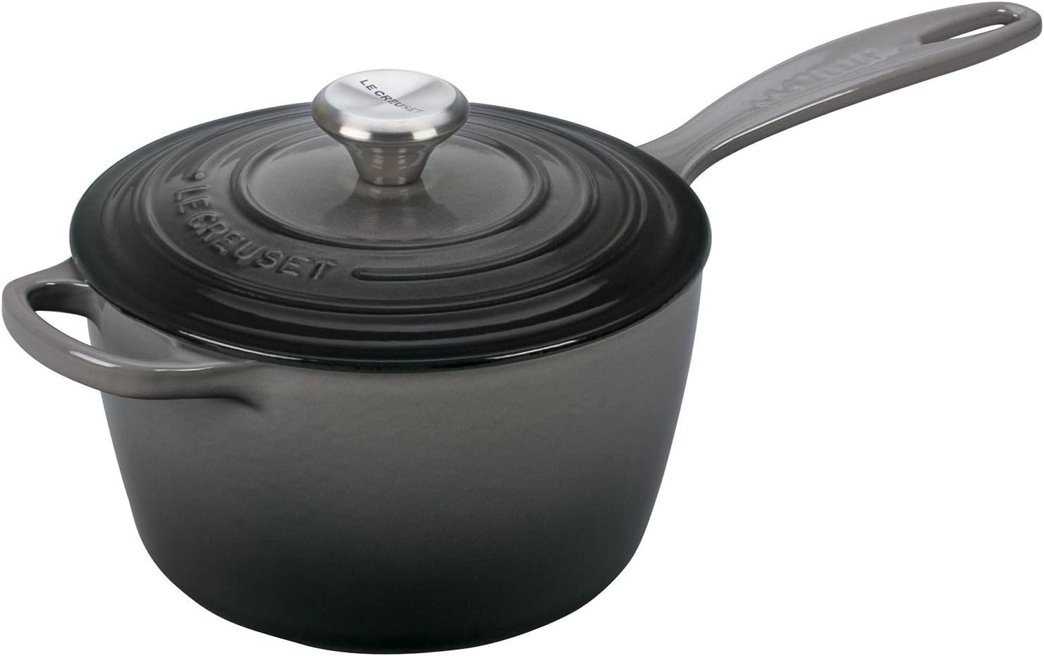 image:imageLe Creuset Enameled Cast Iron Signature Saucepan 225 qt FlameOyster