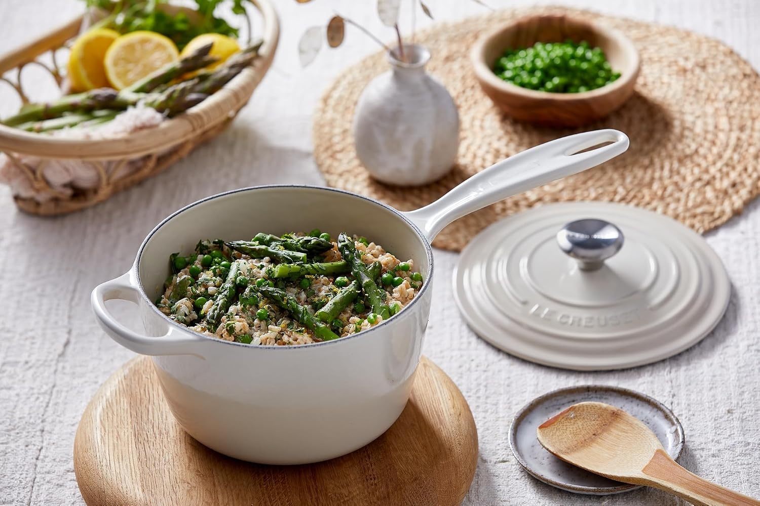 image:imageLe Creuset Enameled Cast Iron Signature Saucepan 225 qt FlameOyster