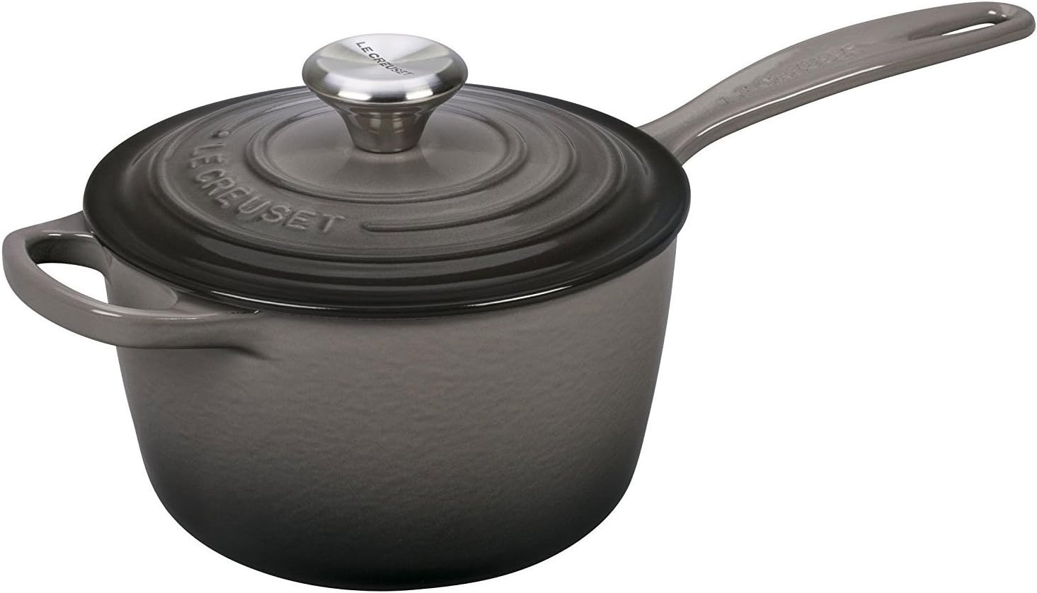 image:imageLe Creuset Enameled Cast Iron Signature Saucepan 225 qt FlameOyster