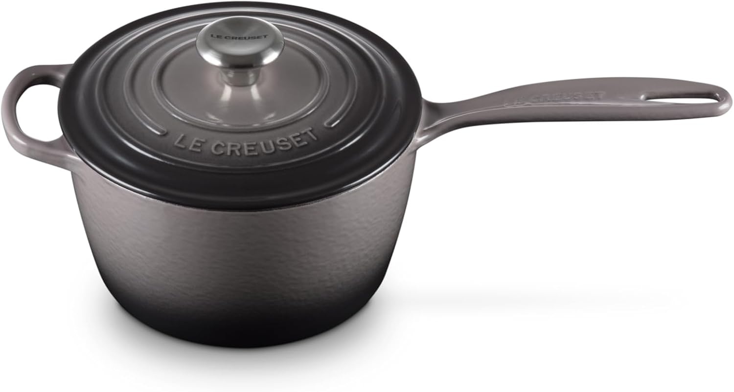 image:imageLe Creuset Enameled Cast Iron Signature Saucepan 225 qt FlameOyster