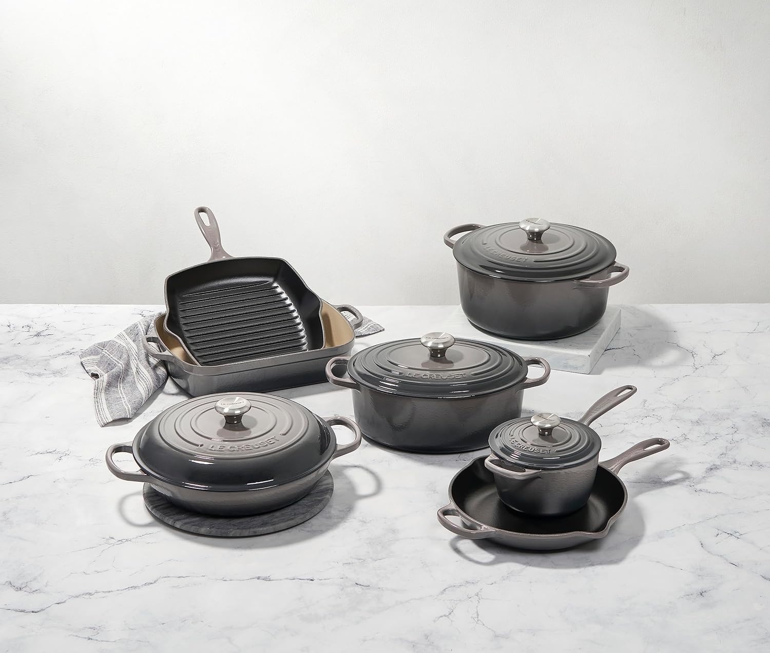 image:imageLe Creuset Enameled Cast Iron Signature Saucepan 225 qt FlameOyster
