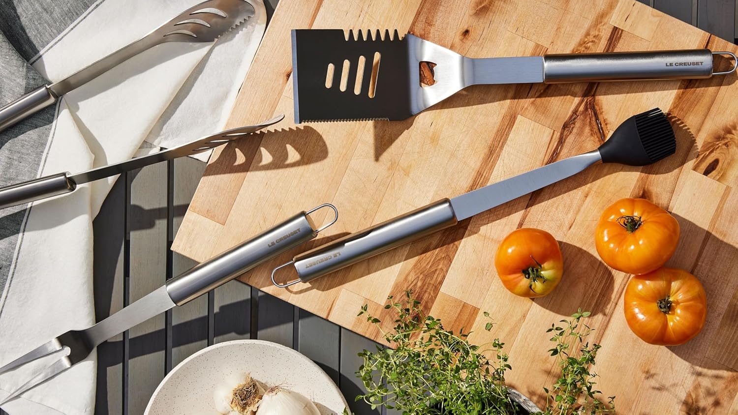 image:imageLe Creuset Stainless Steel Outdoor TwoPronged Fork 1755Piece Set