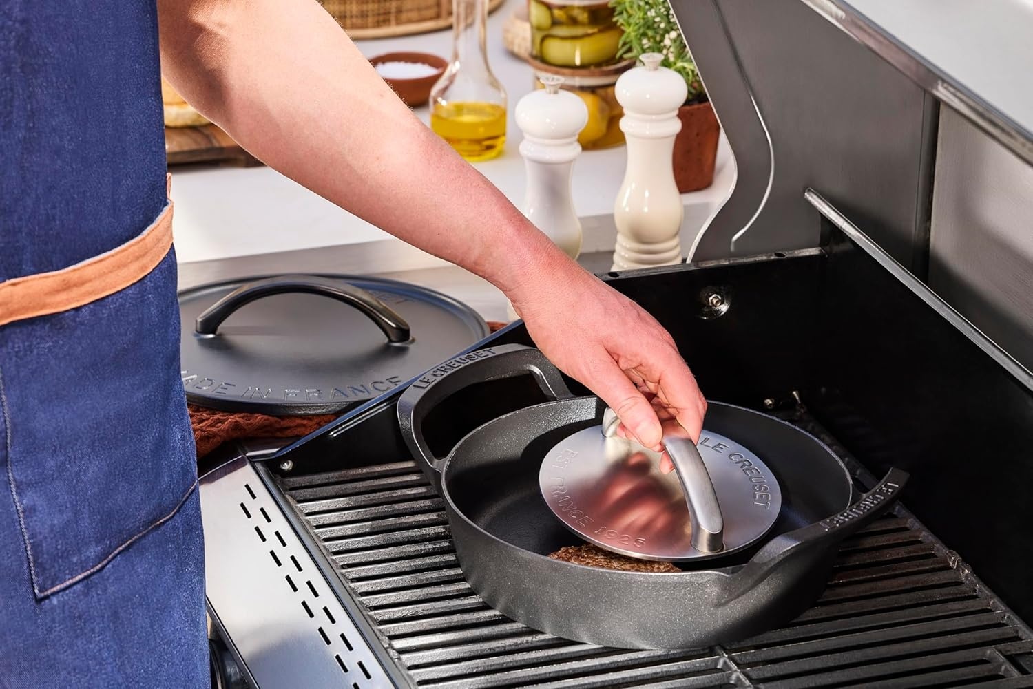 image:imageLe Creuset Stainless Steel Outdoor TwoPronged Fork 175Grill Press