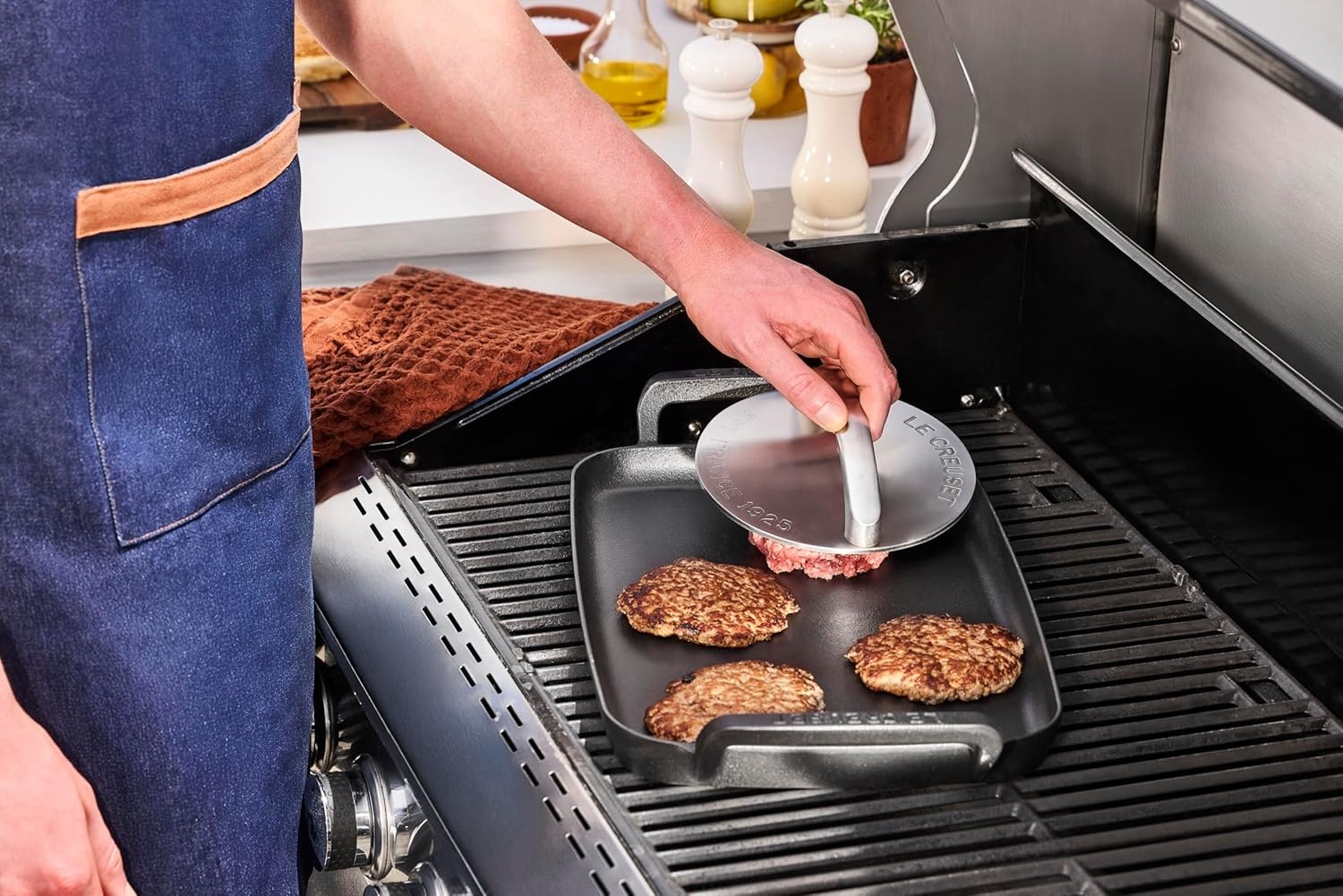 image:imageLe Creuset Stainless Steel Outdoor TwoPronged Fork 175Grill Press