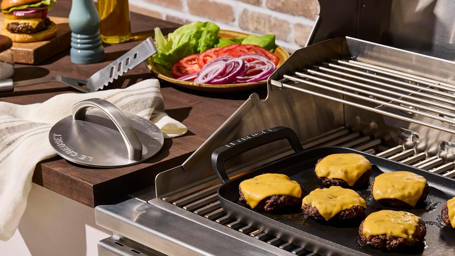 image:imageLe Creuset Stainless Steel Outdoor TwoPronged Fork 175Grill Press
