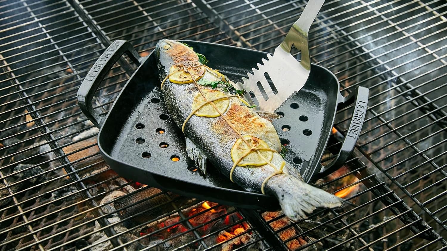 image:imageLe Creuset Stainless Steel Outdoor TwoPronged Fork 175Turner