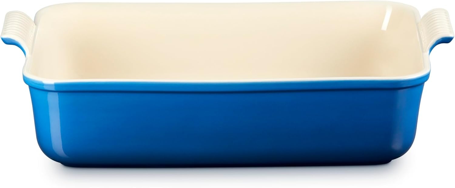 image:imageLe Creuset Stoneware Heritage Deep Rectangular Lasagna Dish 675 qt CeriseMarseille