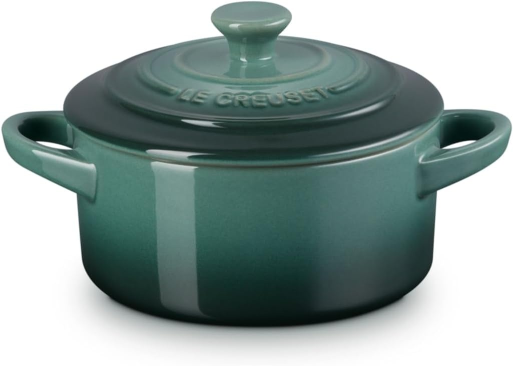 image:imageLe Creuset Stoneware Mini Round Cocotte 8 oz CaribbeanArtichaut